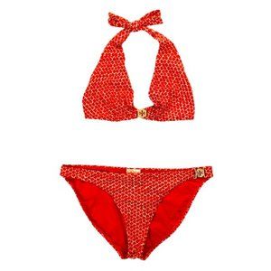 Tory Burch Red Bikini Set